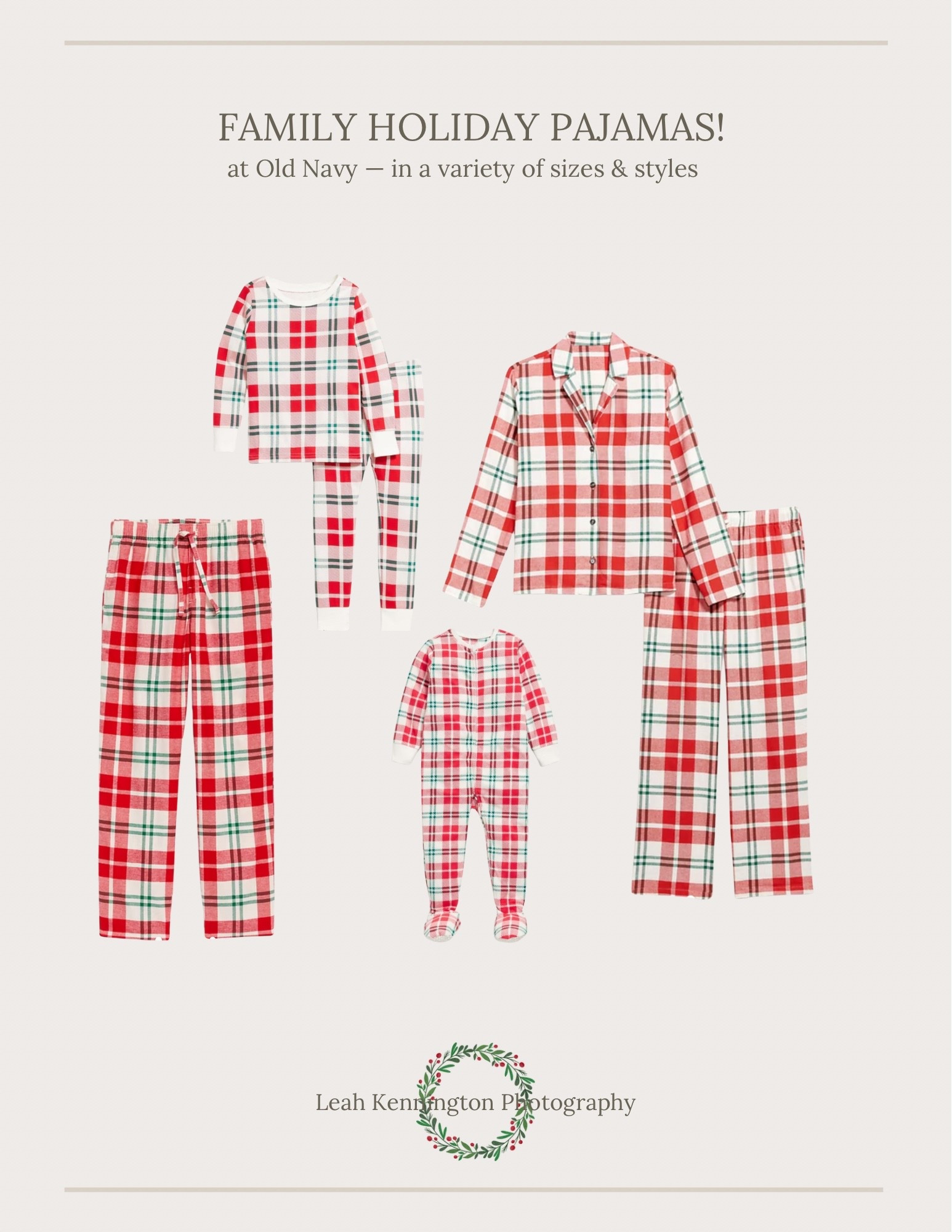 Matching Family Pajamas in classic Christmas red & green, with a variety of styles to suit the whole family. 

#LTKSaleAlert #LTKFamily #LTKSeasonal