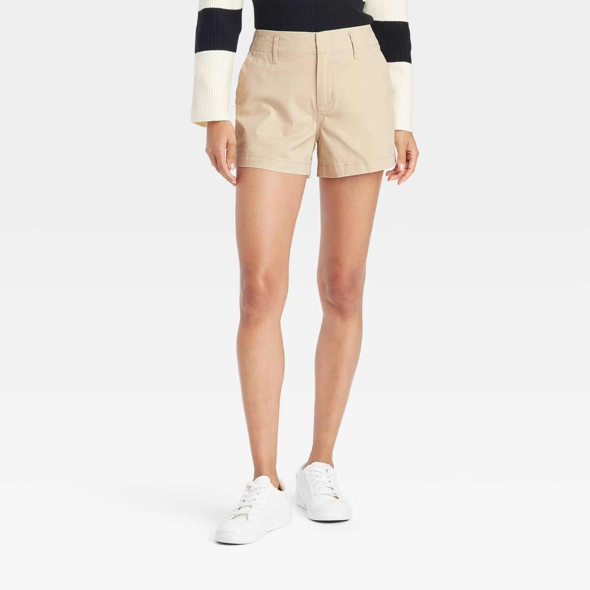 Women's High-Rise Chino Shorts - A New Day™ | Target