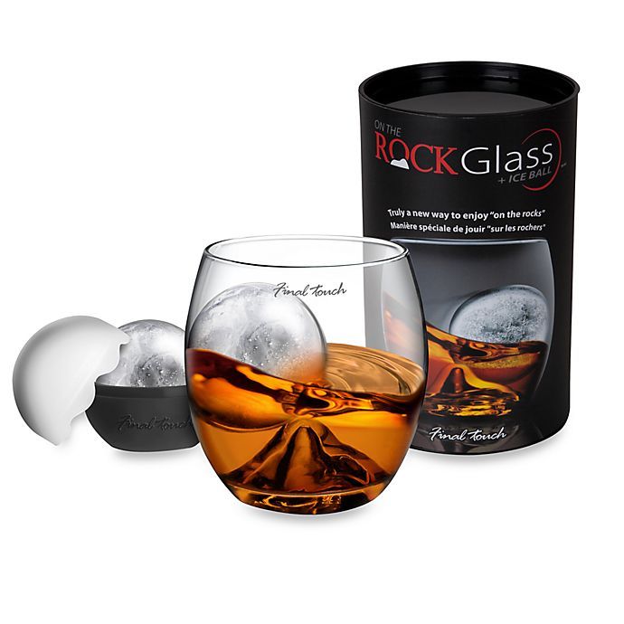 On the Rock Glass with Ice Ball | Bed Bath & Beyond