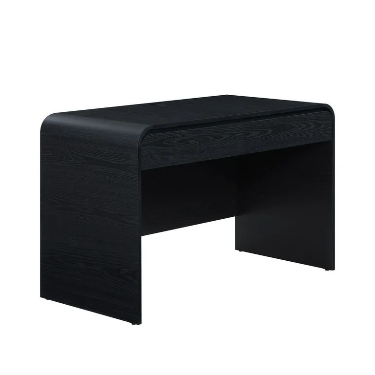 Better Homes & Gardens Juliet Curved Desk with Storage, Black Finish | Walmart (US)