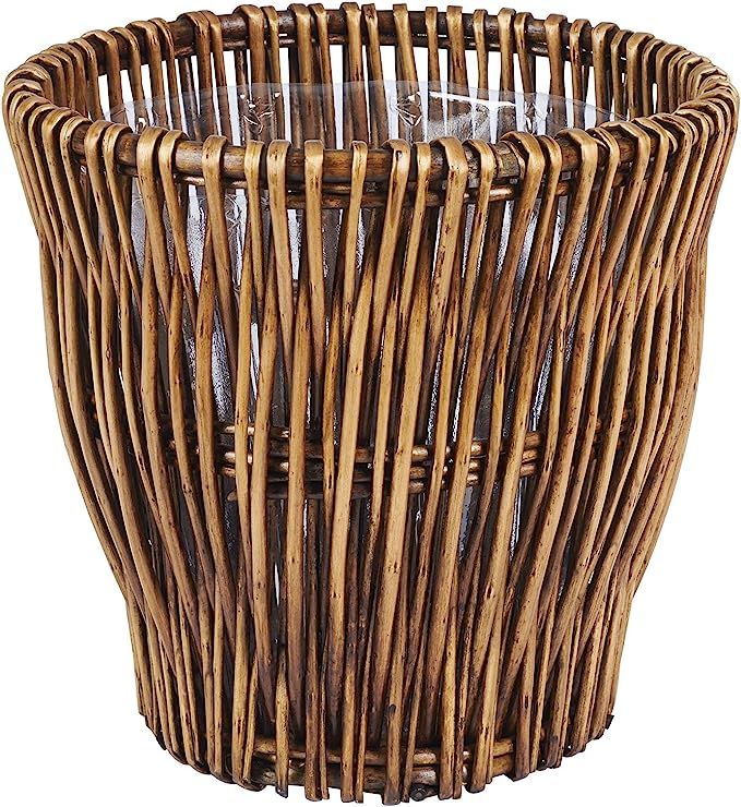 Household Essentials ML-2225 Small Reed Willow Waste Basket | Amazon (US)