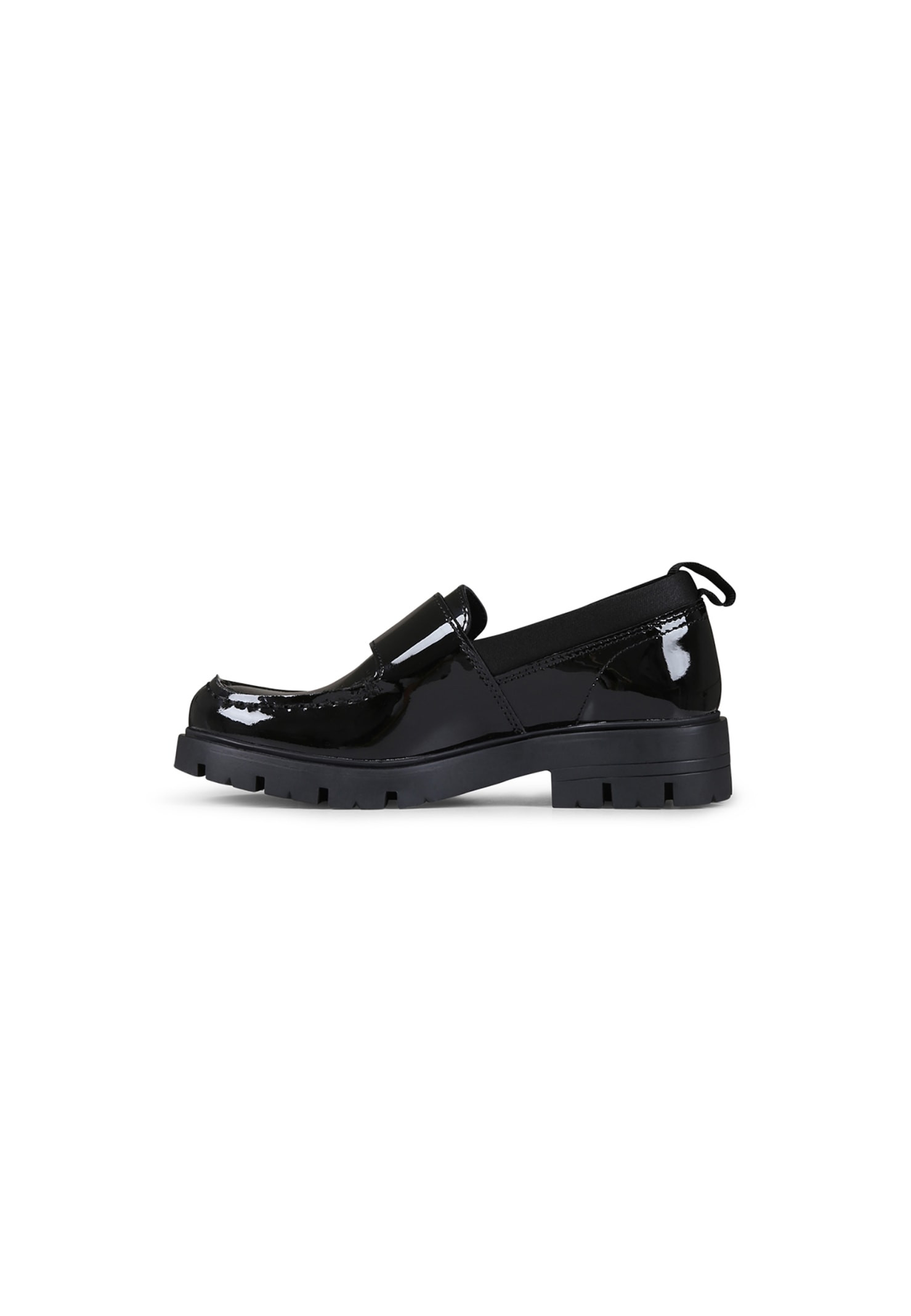 DKNY Black Loafers For Girl With Logo | Italist.com US