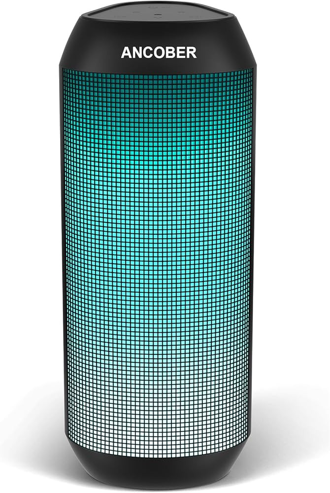 Bluetooth Speaker, Wireless Portable, HD Stereo Sound,with Cool Dynamic LED Lights, IPX4 Waterpro... | Amazon (US)