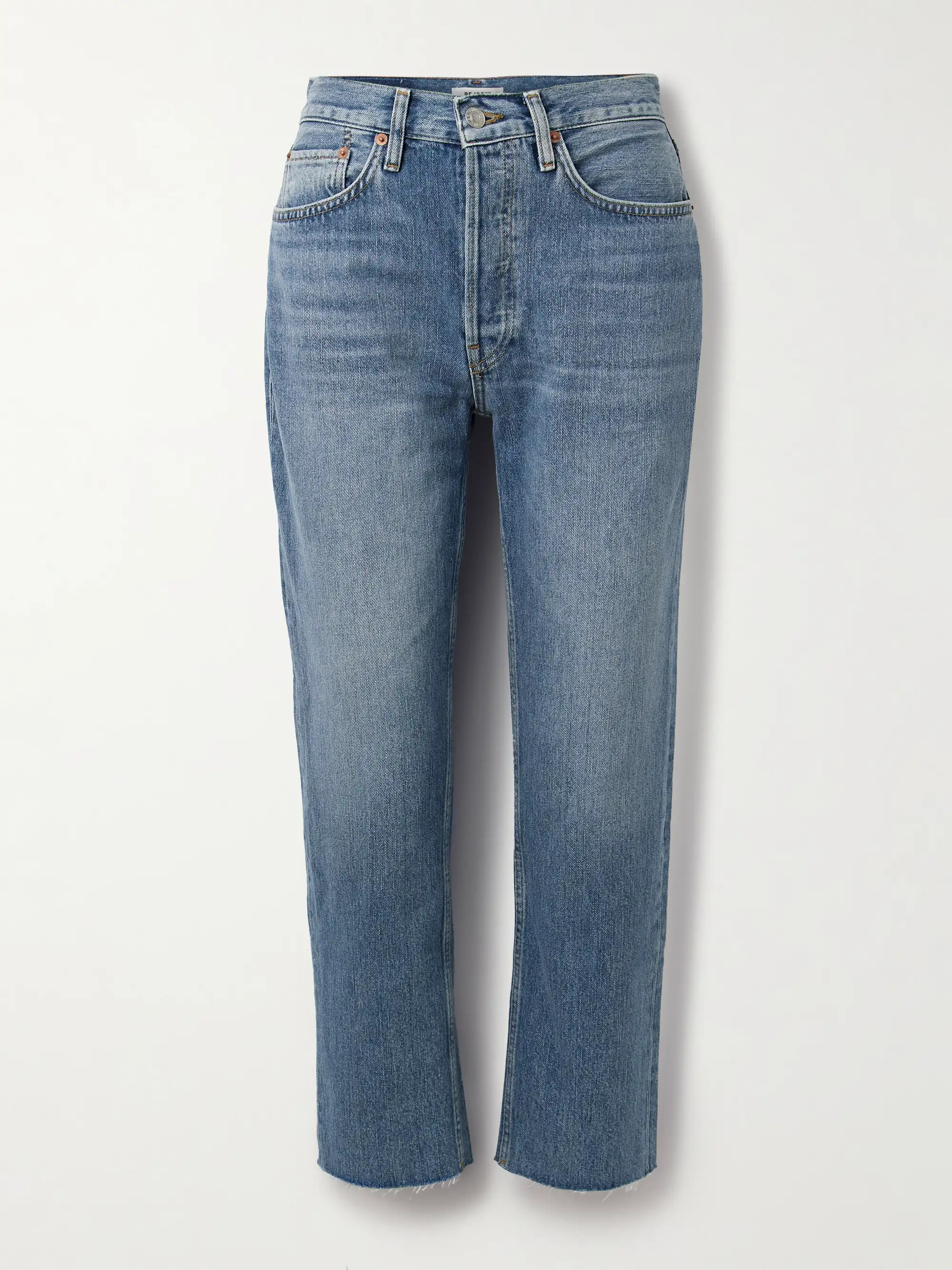 70s High Rise Stove Pipe straight-leg jeans | NET-A-PORTER (UK & EU)