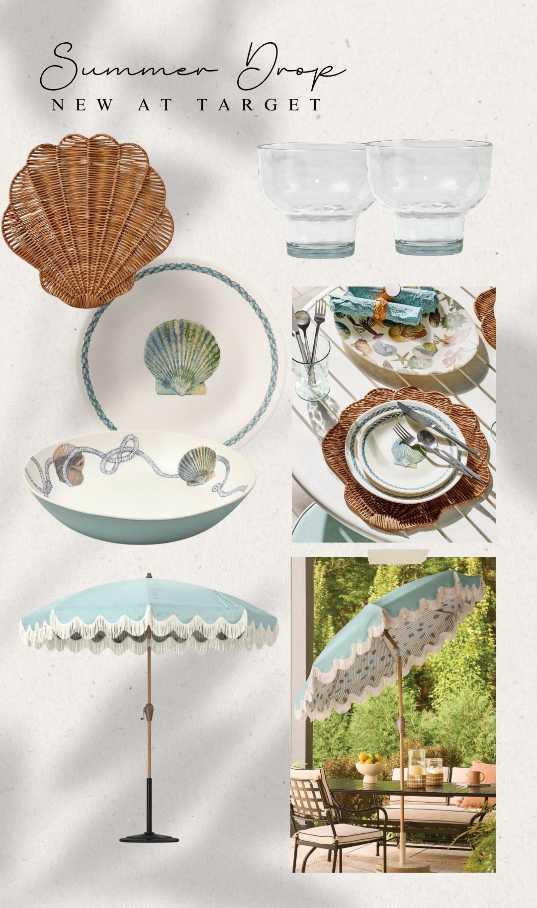 The new summer target collection by studio McGee is giving all the coastal vibes! Loving these! 

#LTKHome #LTKSeasonal