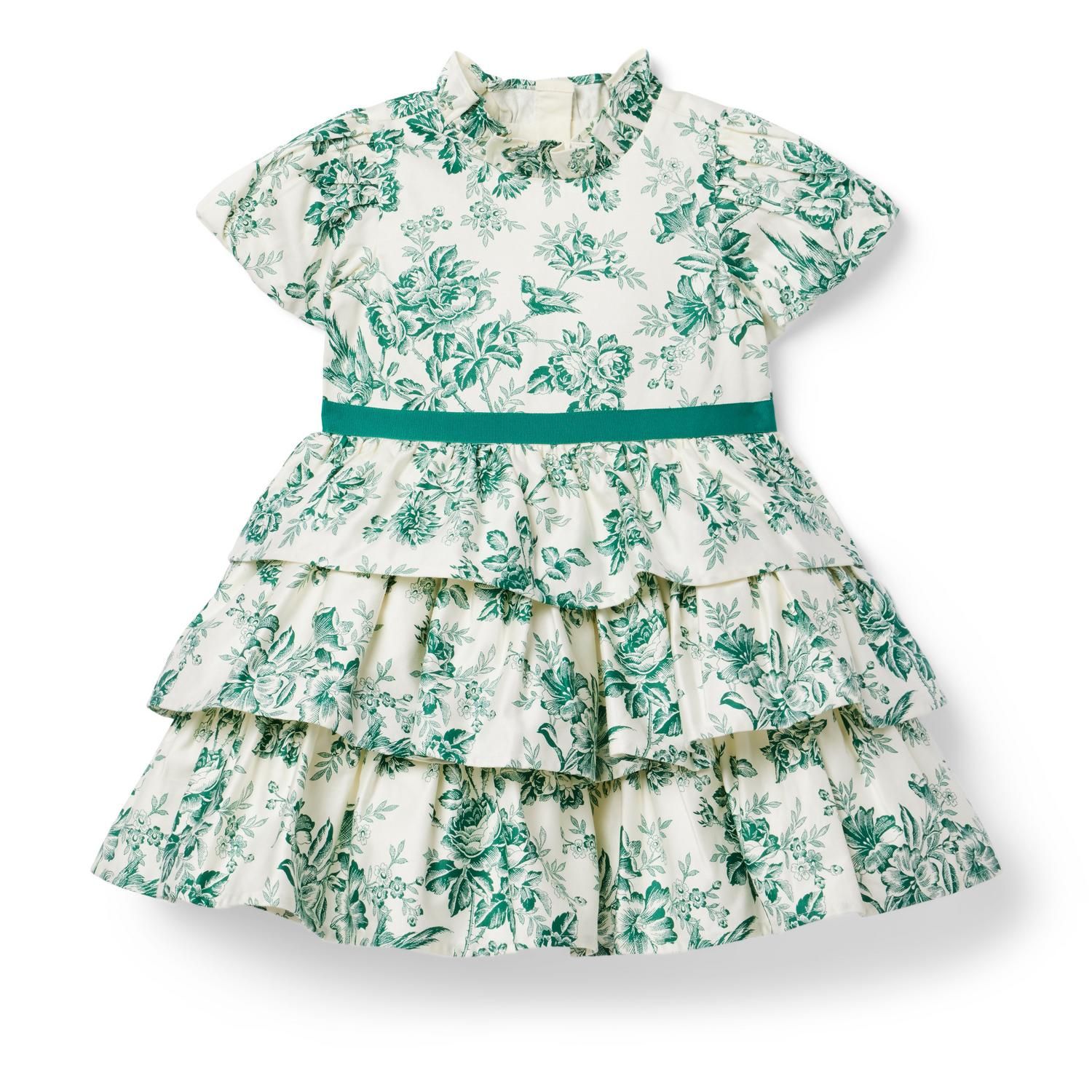 Floral Toile Tiered Dress | Janie and Jack