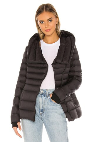 Soia & Kyo Jacinda Puffer Jacket in Black from Revolve.com | Revolve Clothing (Global)