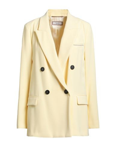 Peserico Woman Blazer Pastel yellow Size 12 Polyester | YOOX (US)
