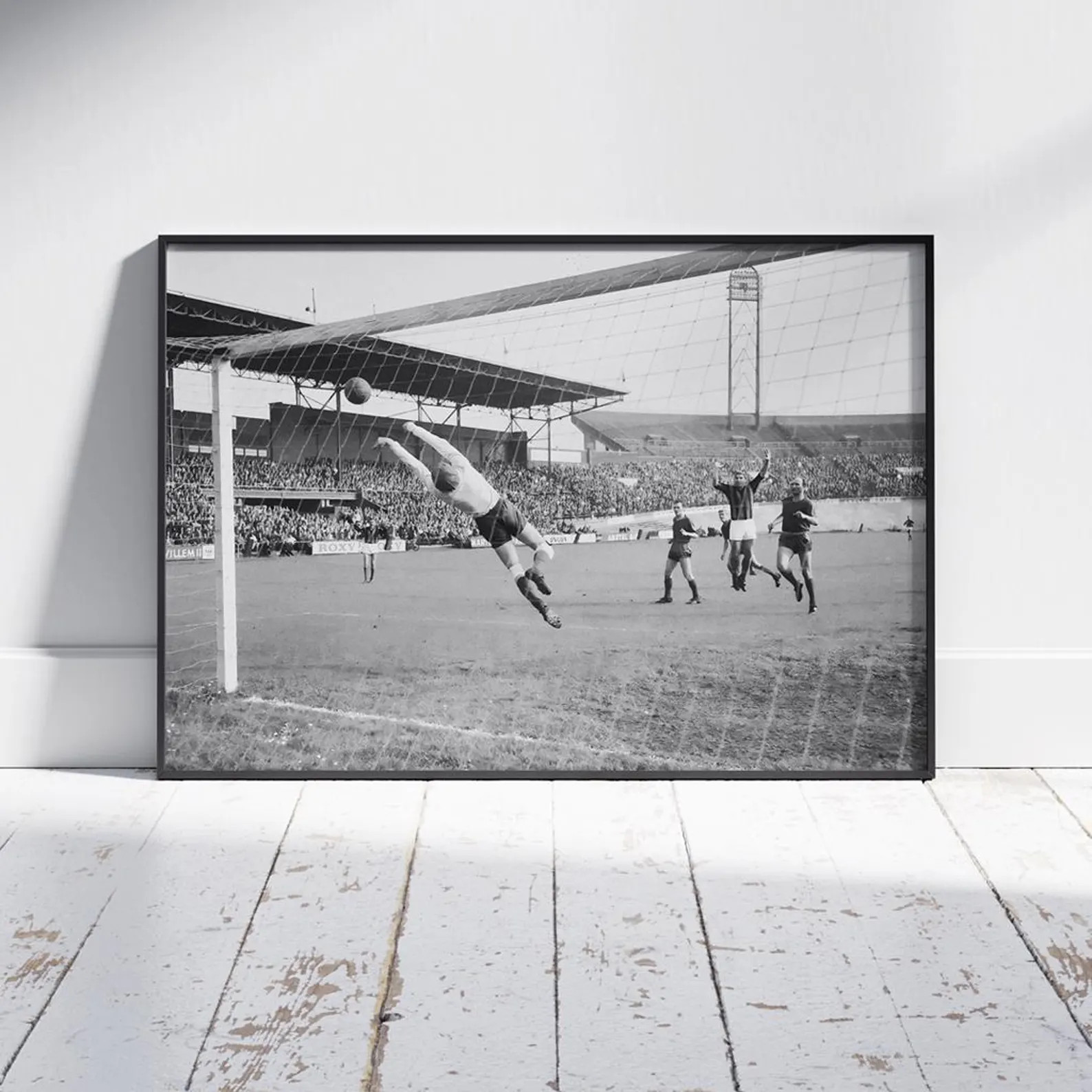 Vintage Soccer Goal Print: 1963 Dutch Football Art (digital Download - Etsy | Etsy (US)