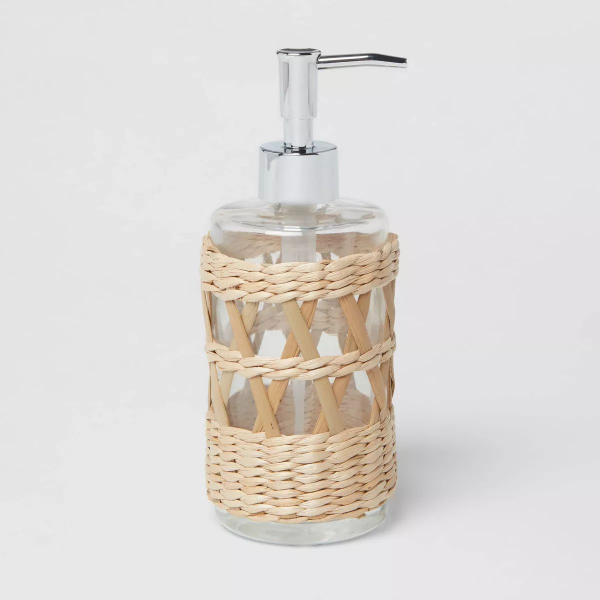 Woven and Glass Soap Pump Natural - Threshold™ | Target