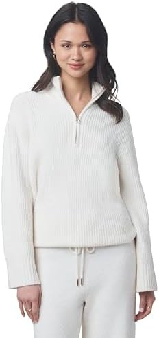Splendid Womens Splendid X @Cellajaneblog Quarter Zip Sweater | Amazon (US)