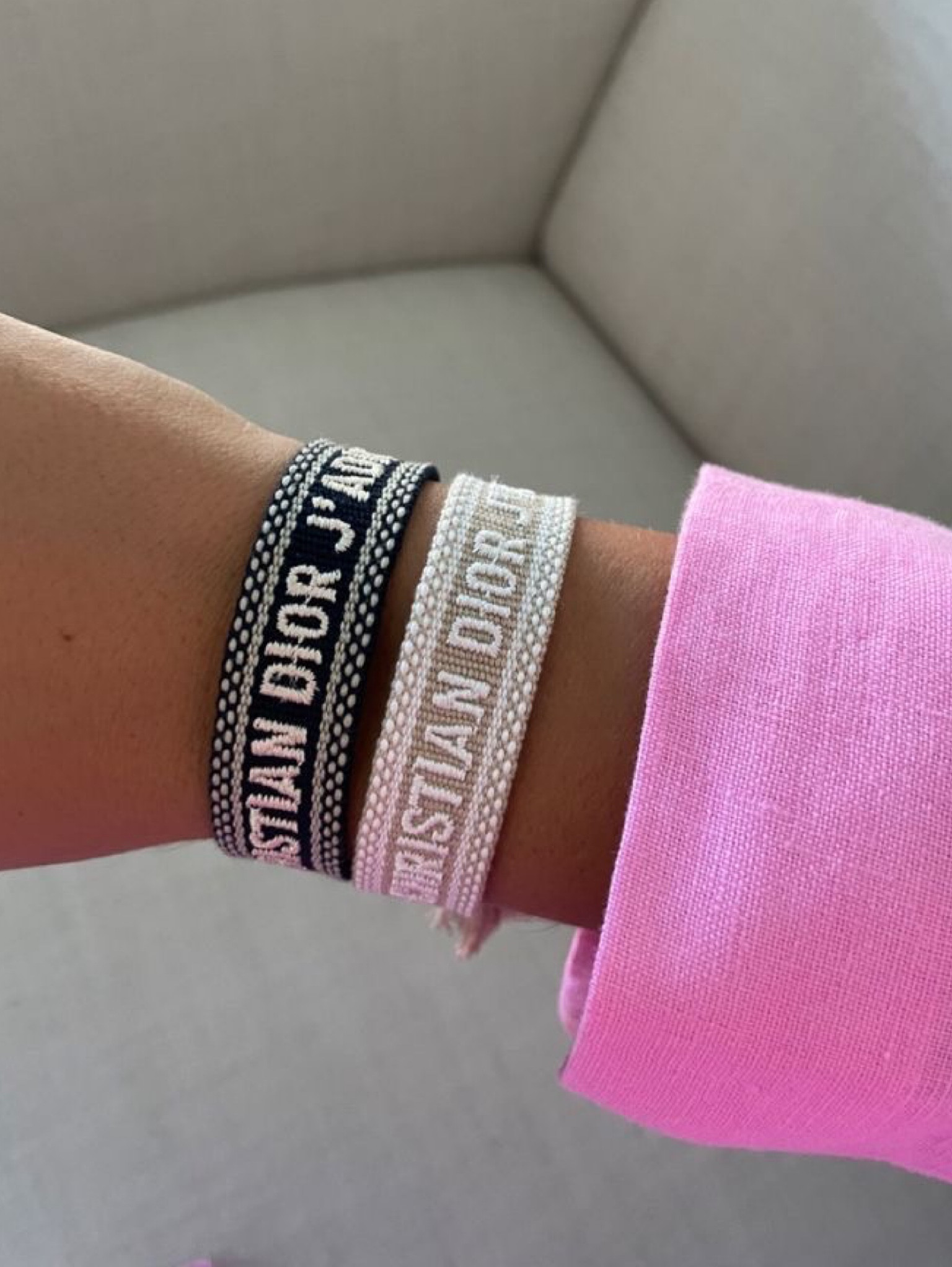 Is Dior Trying To Bring Back Friendship Bracelets?