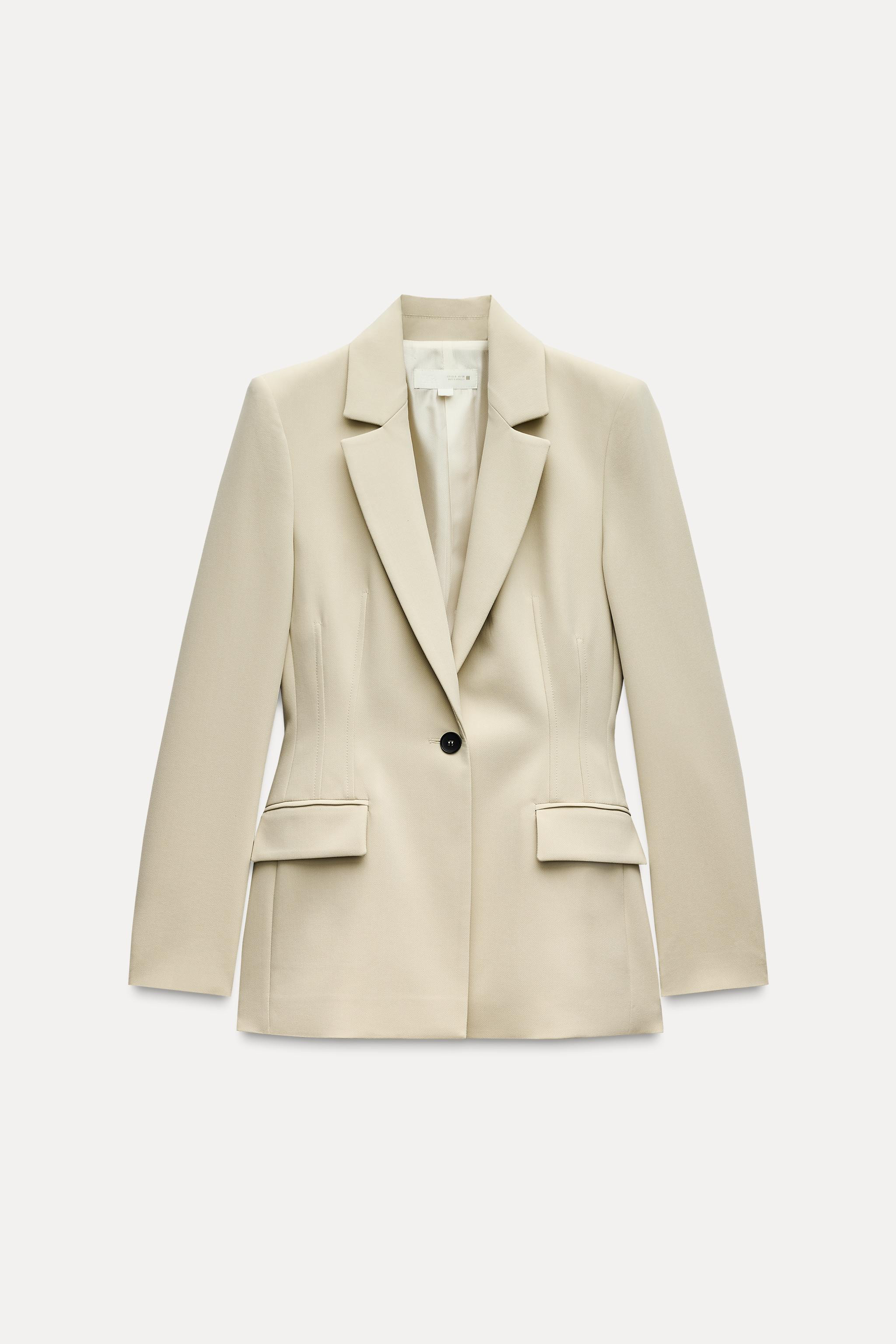 FITTED SHOULDER PAD BLAZER | Zara US