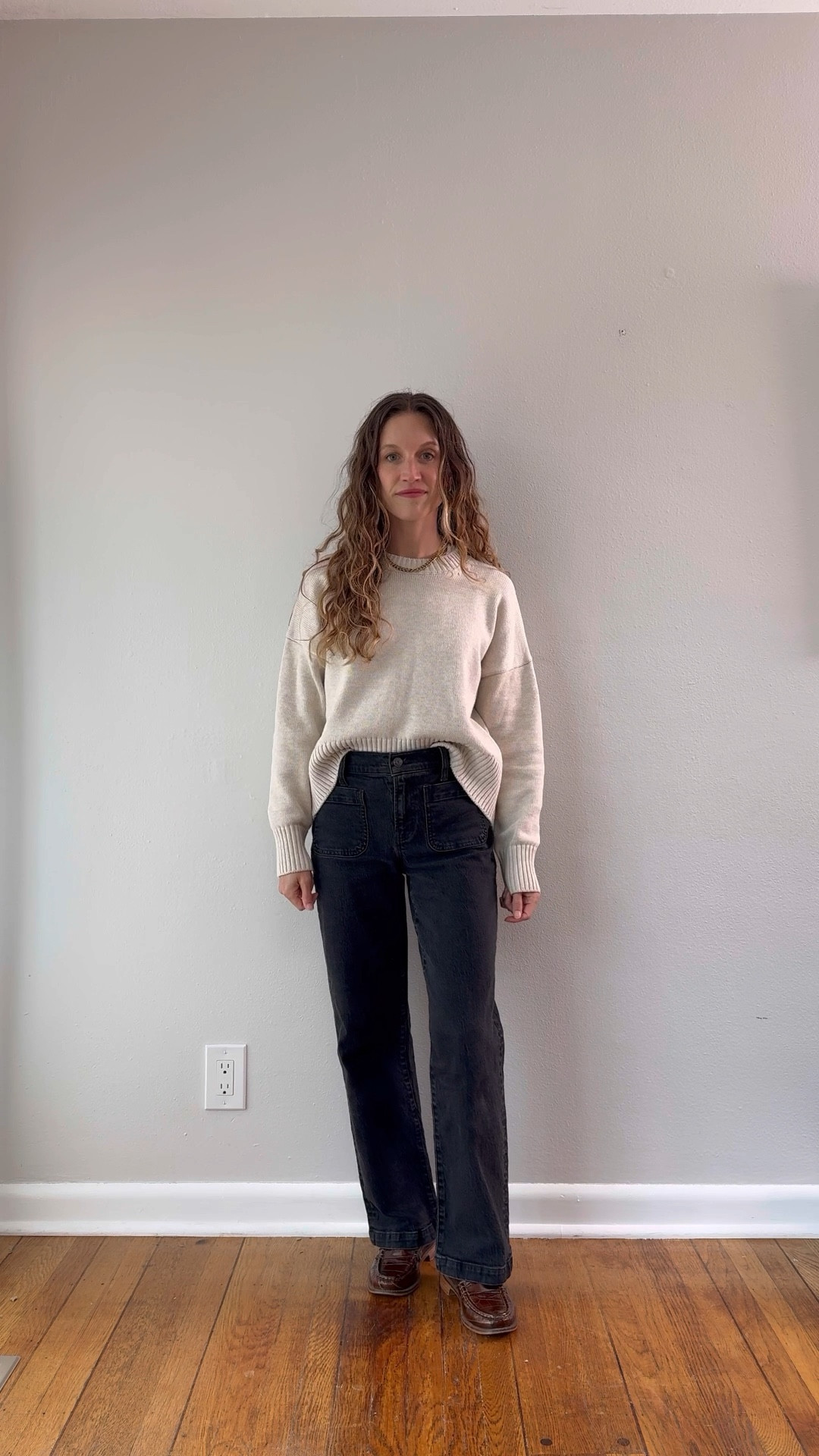 Fall Capsule: Day Twenty-Six 🍂

Quince sweater, XS, TTS for a relaxed fit. Madewell jeans, 24, I took my smaller size and the petite length. Frēda Salvador loafers, TTS, STITCHANDSALT15 for 15% off, more affordable option linked too. Madewell bag. Quince jacket, XS, TTS. Parker Necklace and Makena Hoops from Sela Designs, ASHLEYROHR10 for 10% off  

#LTKFindsUnder100 #LTKSeasonal #LTKOver40