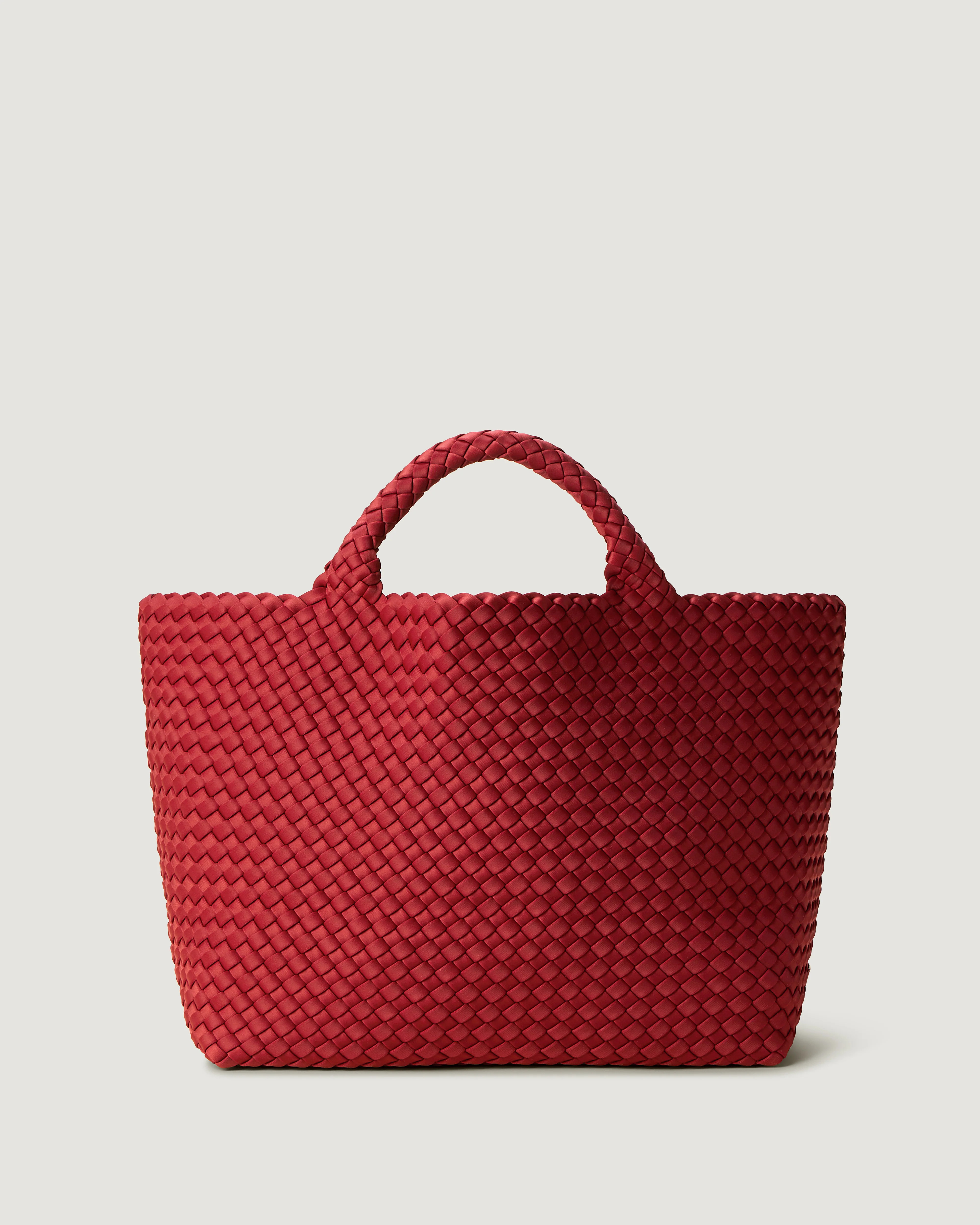 St. Barths Medium Tote | Rosso | Naghedi