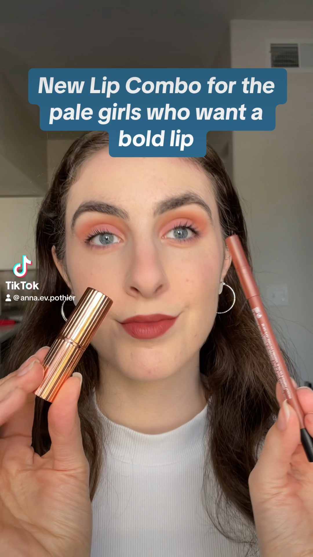 Bold lip combo for fair skin! Huda beauty warm brown liner with CT pillow talk medium 

#LTKbeauty
