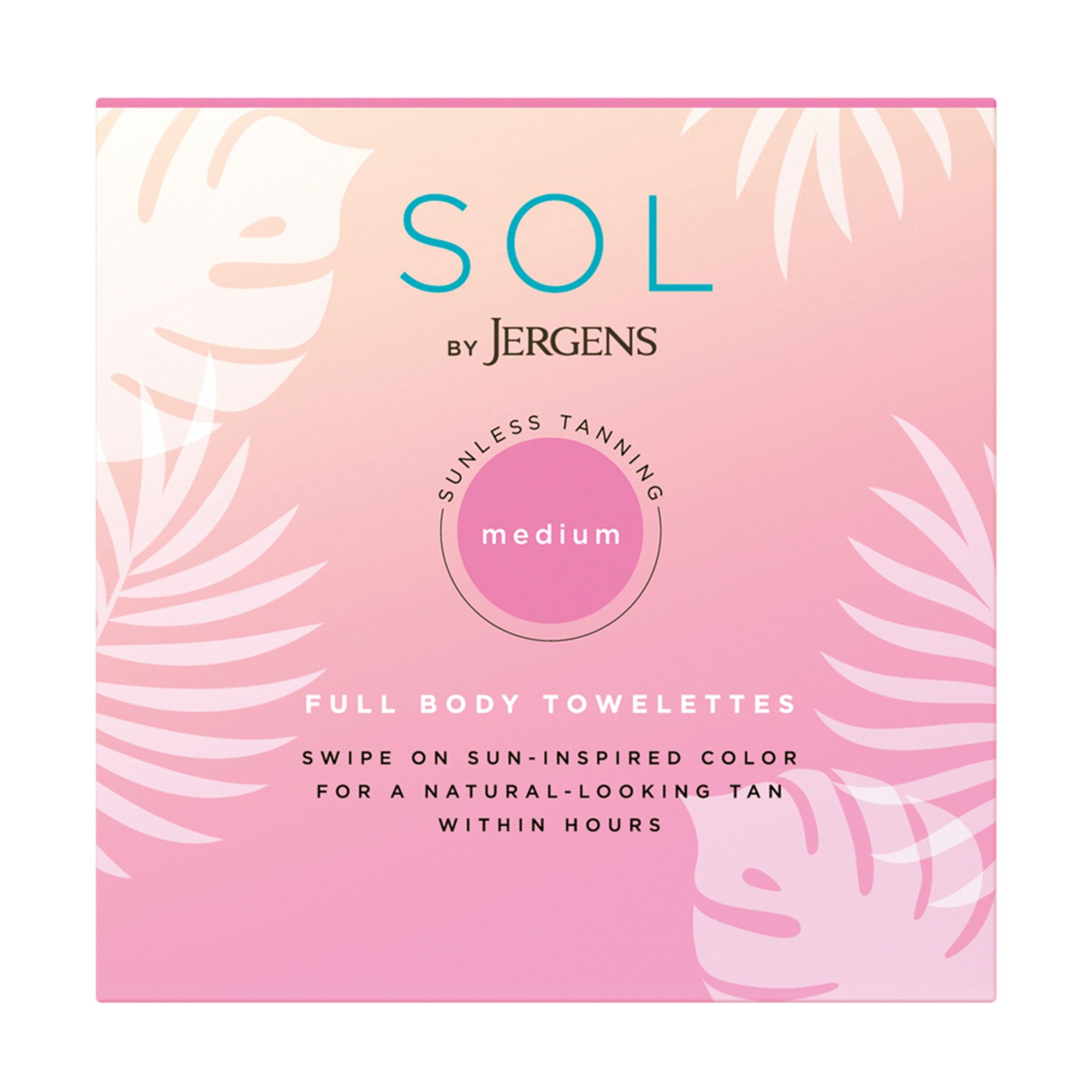 6 Count SOL by Jergens Full Body Self Tanner Towelettes Infused with Coconut Water and Vitamin E | Walmart (US)