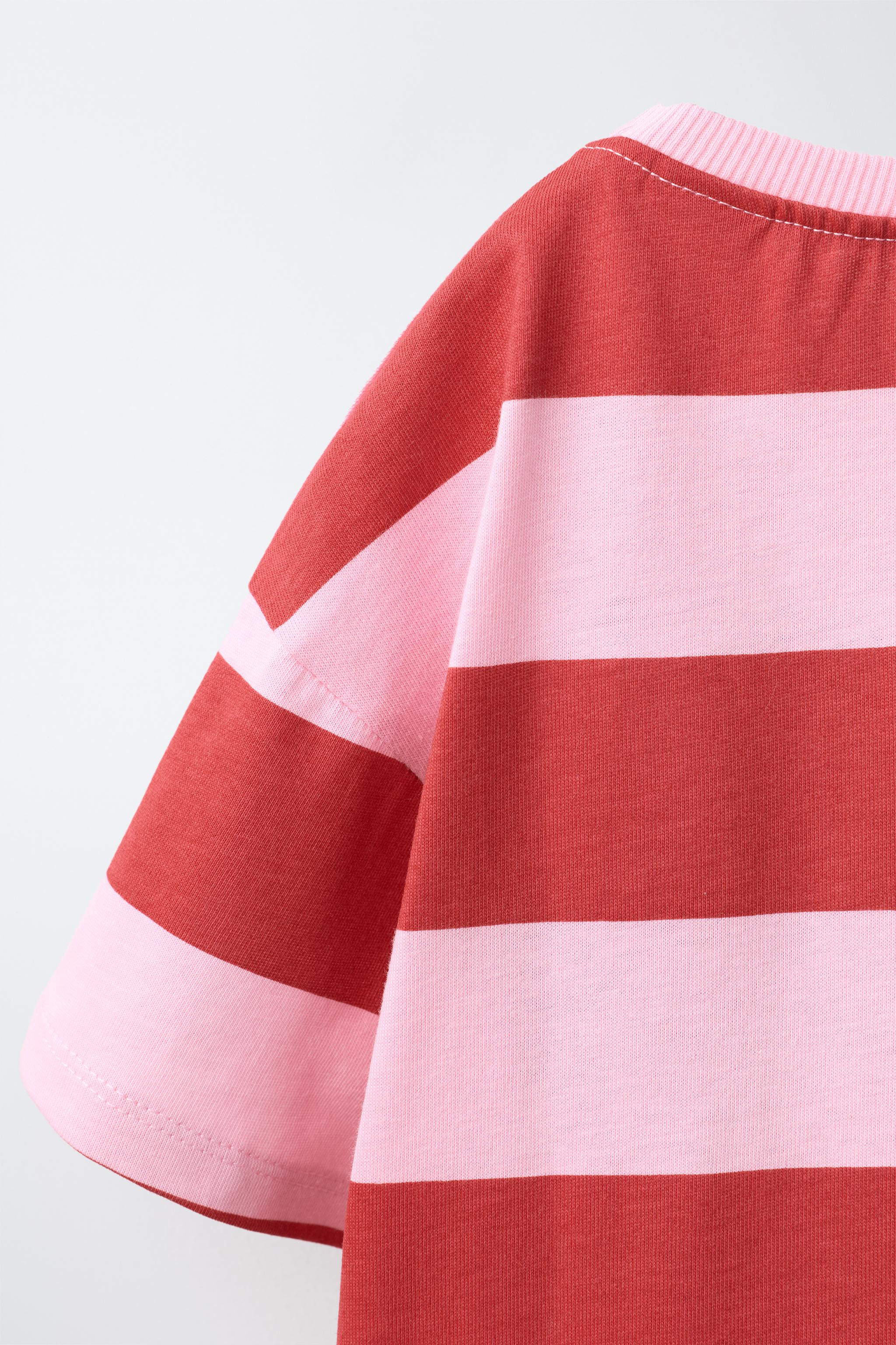 STRIPED RAGLAN PRINT T-SHIRT | Zara US