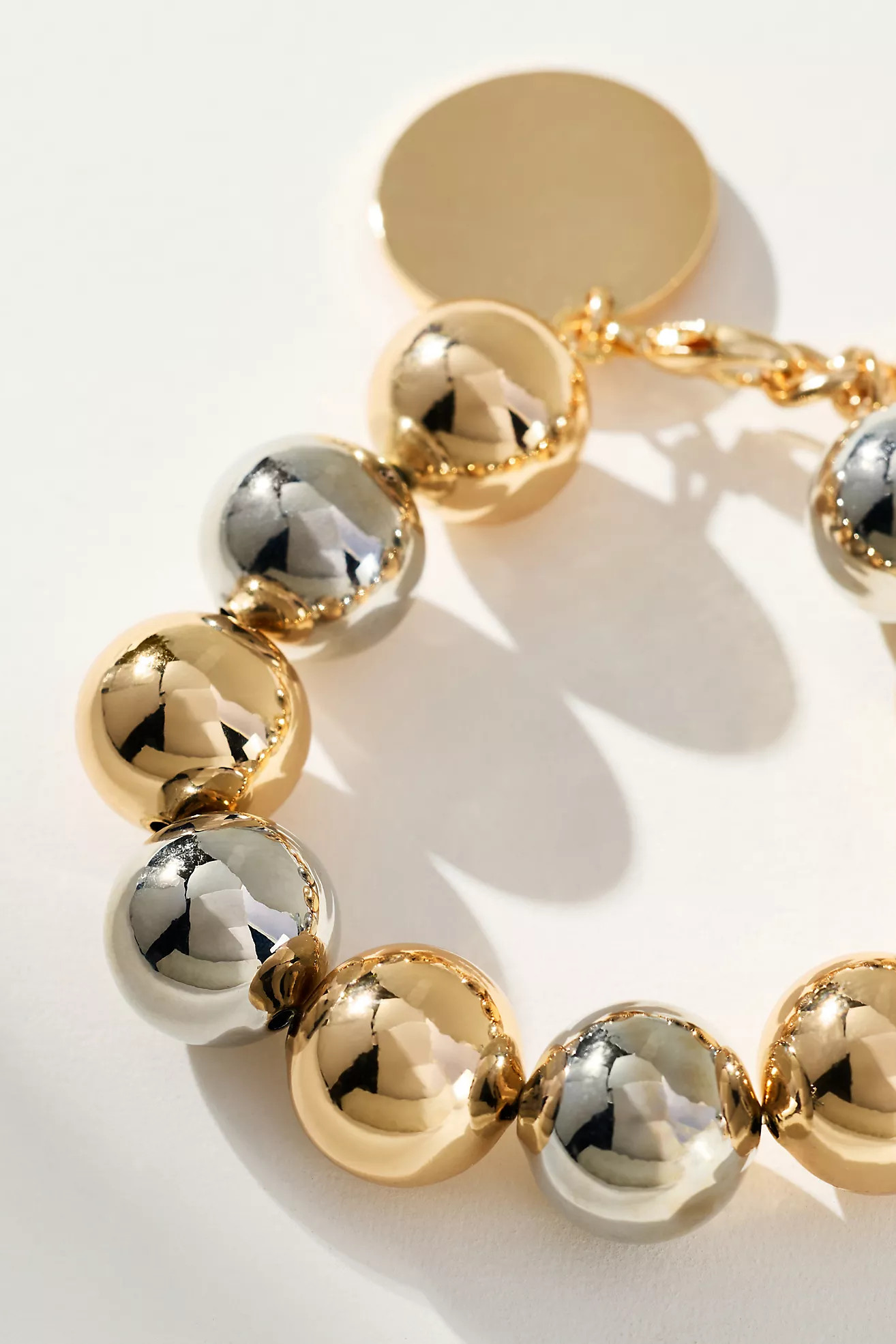 Chunky Beaded Charm Bracelet | Anthropologie (US)