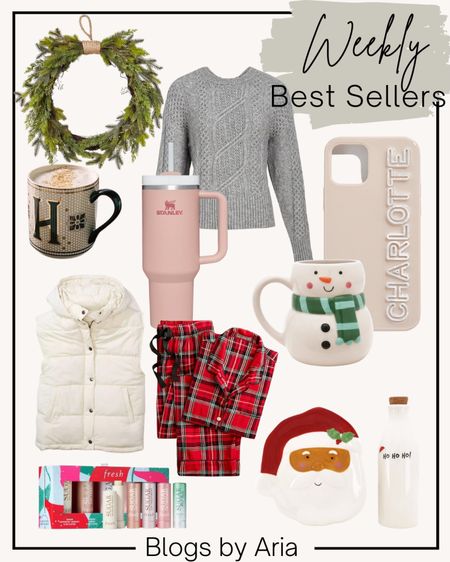 Weekly bestsellers these are my reader favorites!! Full of gift ideas too! Like the popular Stanley mug, puffer vest and Christmas pajamas. #ltkstyletip #ltkfamily #ltkhome #ltksalealert 

#LTKGiftGuide #LTKHoliday #LTKSeasonal