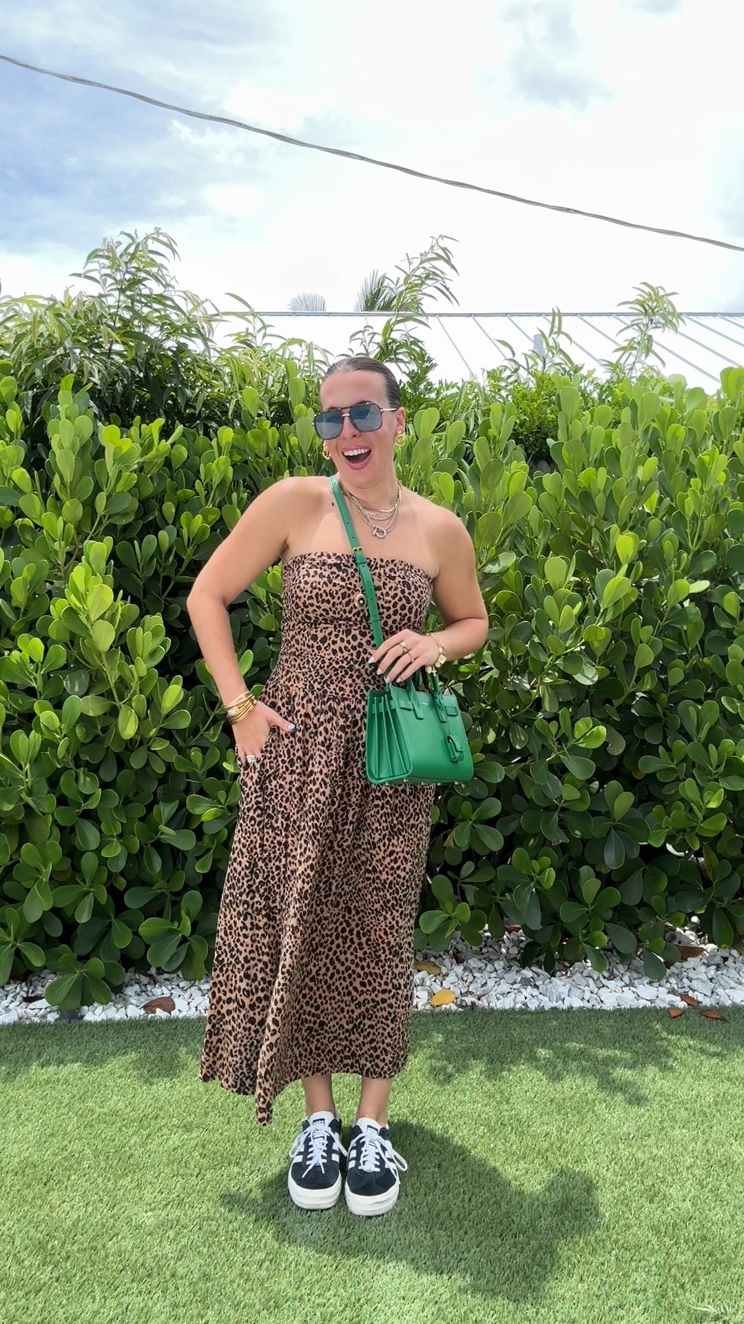 Outfit of the Day! Wearing a size small in this cute target dress 

#LTKSeasonal #LTKVideo #LTKFindsUnder50