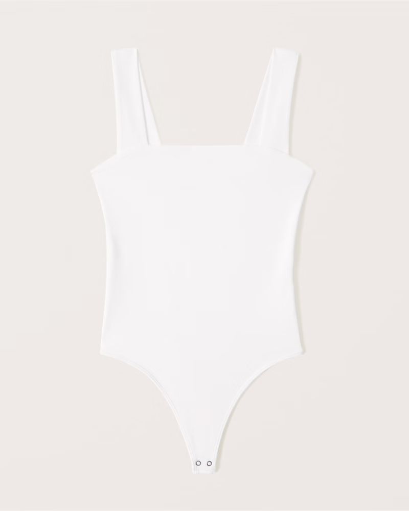 Women's Double-Layered Seamless Squareneck Bodysuit | Women's Tops | Abercrombie.com | Abercrombie & Fitch (US)
