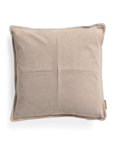 20x20 Suede Feather Filled Pillow | TJ Maxx