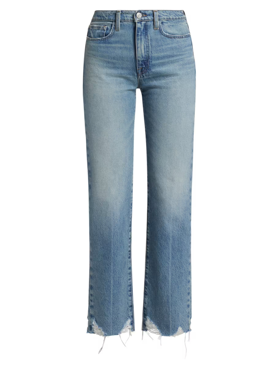 Le Jane Straight-Leg Ankle Jeans | Saks Fifth Avenue