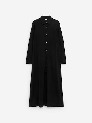 Maxi Shirt Dress – Black – Women – ARKET GB | Arket UK