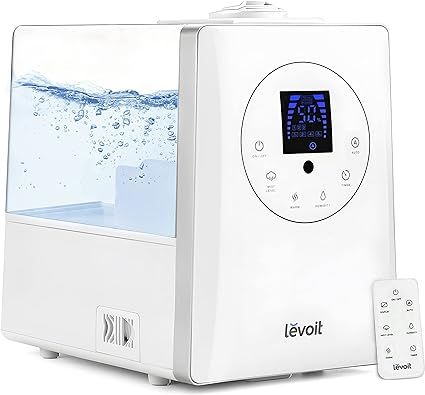 LEVOIT Humidifiers for Bedroom Large Room Home, 6L Warm and Cool Mist Ultrasonic Air Vaporizer fo... | Amazon (US)