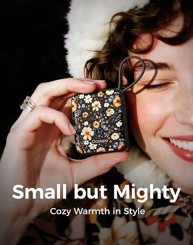 Ocoopa Hand Warmers Rechargeable UT5 Nano – Slim Electric Pocket Heater, Smart Temp Control, 14... | Amazon (US)