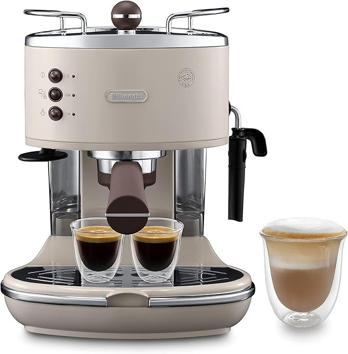 De'Longhi Vintage Icona Traditional Barista Pump Espresso Machine, Coffee and Cappuccino Maker, E... | Amazon (UK)