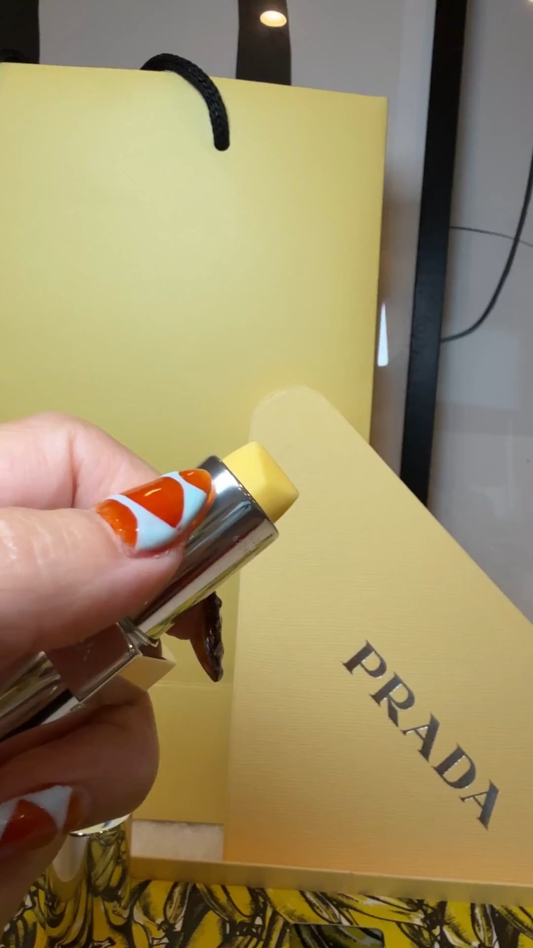 Prada beauty banana lip balm 

#LTKselfcare #LTKBeauty #LTKGiftGuide