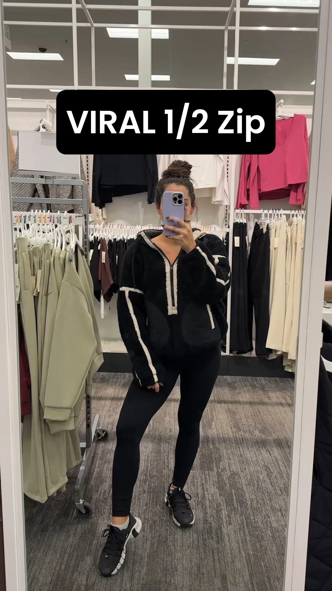 Got my hands on the viral 1/2 zip from Target and it’s just as good as everyone said. Wearing my normal size small 

#LTKootd #LTKGiftGuide #LTKFindsUnder50