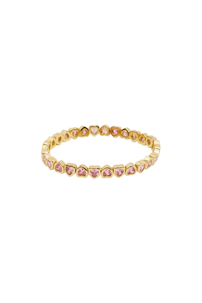 Erin Wachs Small Heart Stretch Bracelet | LoveShackFancy