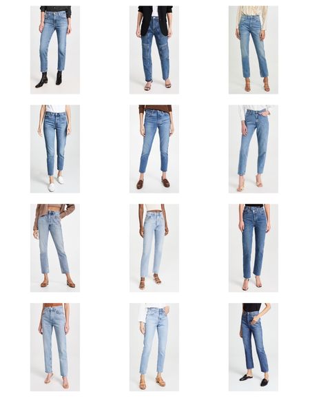 Tapered leg jeans, straight jeans, skinny straight jeans 

#LTKSeasonal #LTKunder100