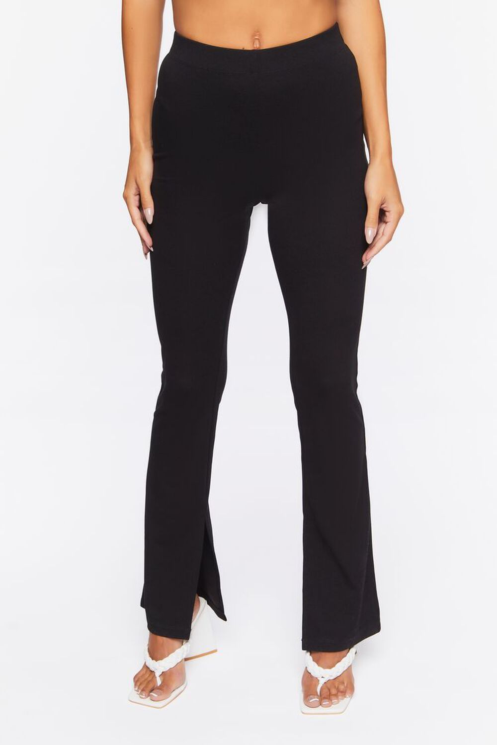 Ponte-Knit Flare Pants | Forever 21 (US)