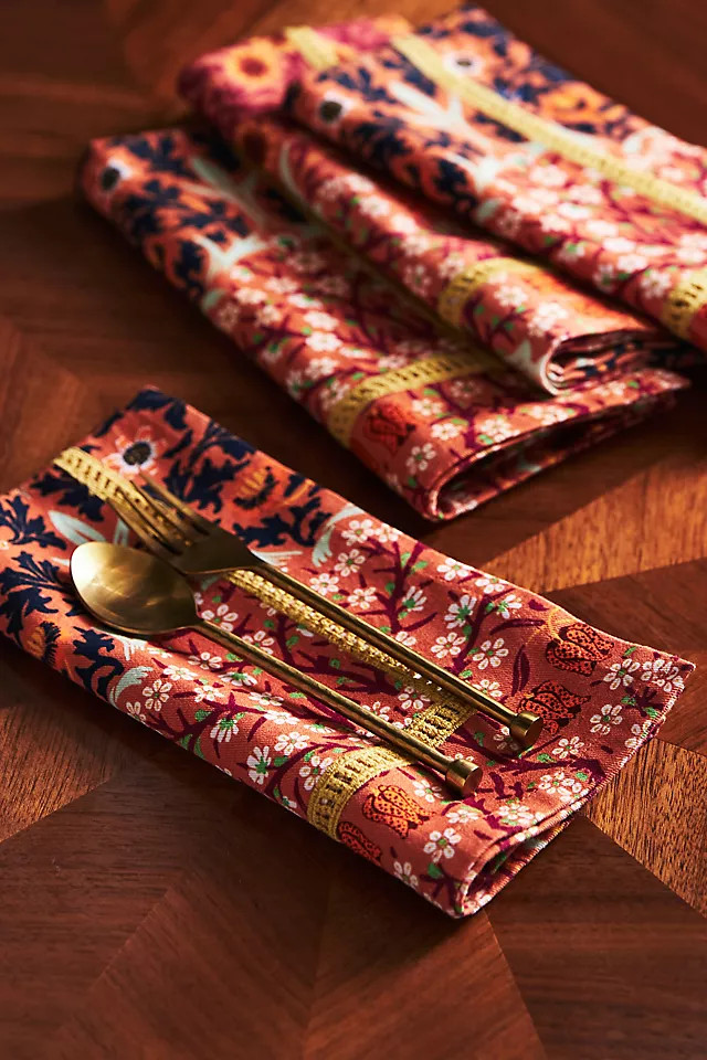 House of Hackney Blackthorn Napkins, Set of 4 | Anthropologie (US)