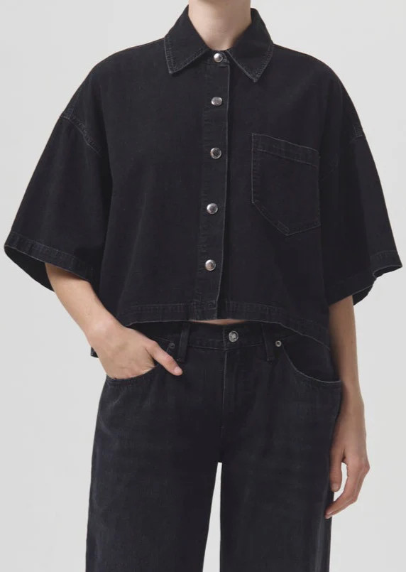 Rona Box Shirt in Intense | AGOLDE