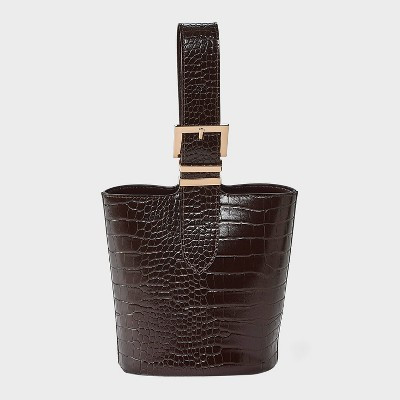 Wristlet Bucket Bag - A New Day™ Brown | Target