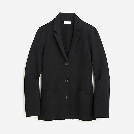 Waisted sweater-blazer with stretch | J.Crew US