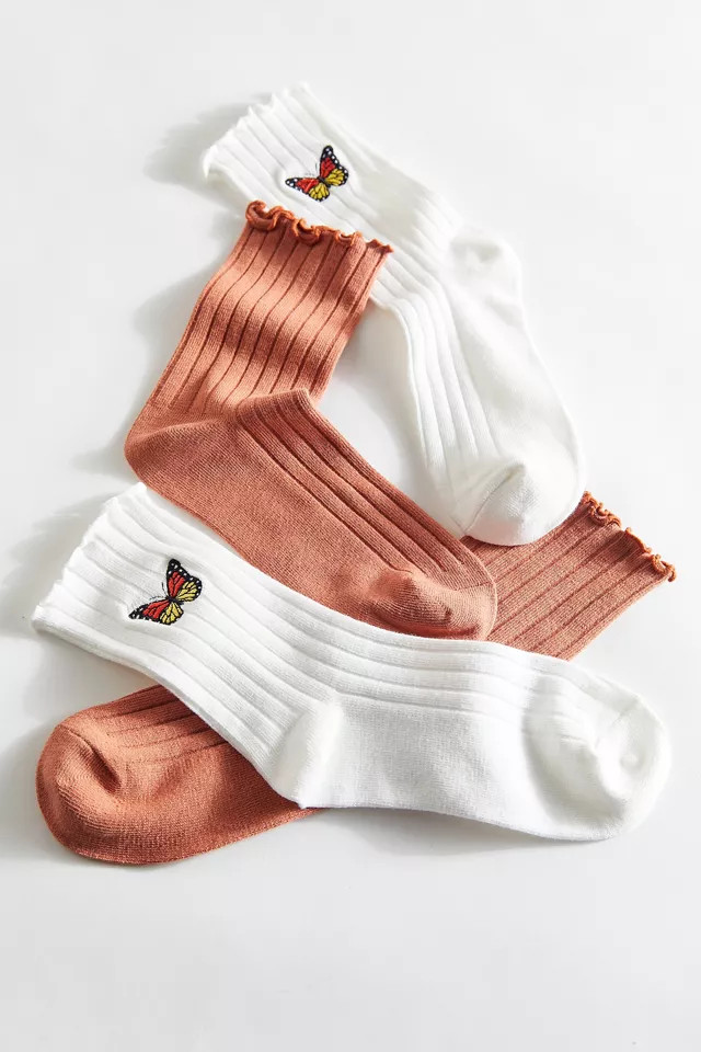 Lettuce Edge Icon Crew Sock 2-Pack | Urban Outfitters (US and RoW)