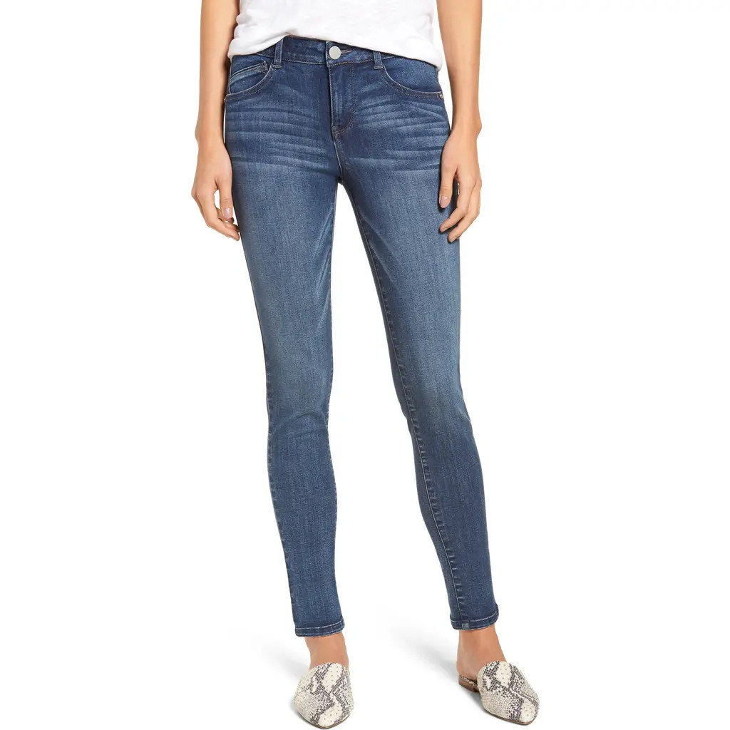 Wit & Wisdom 'Ab'Solution Ankle Skinny Jeans in Blue at Nordstrom Rack, Size 00 | Nordstrom Rack