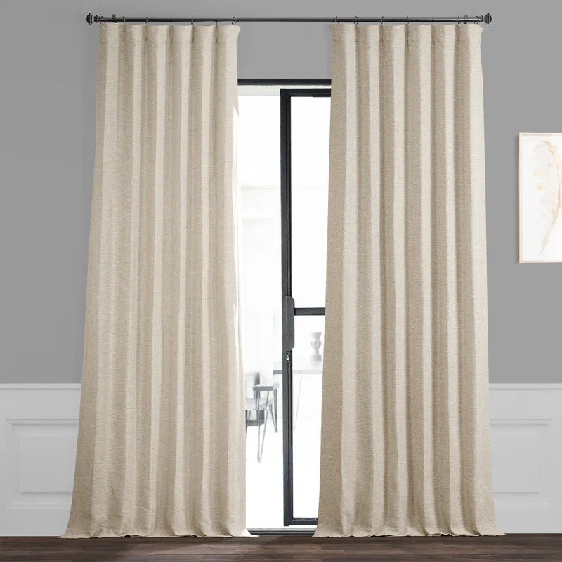 Freemansburg Room Darkening Rod Pocket Single Curtain Panel | Wayfair Professional