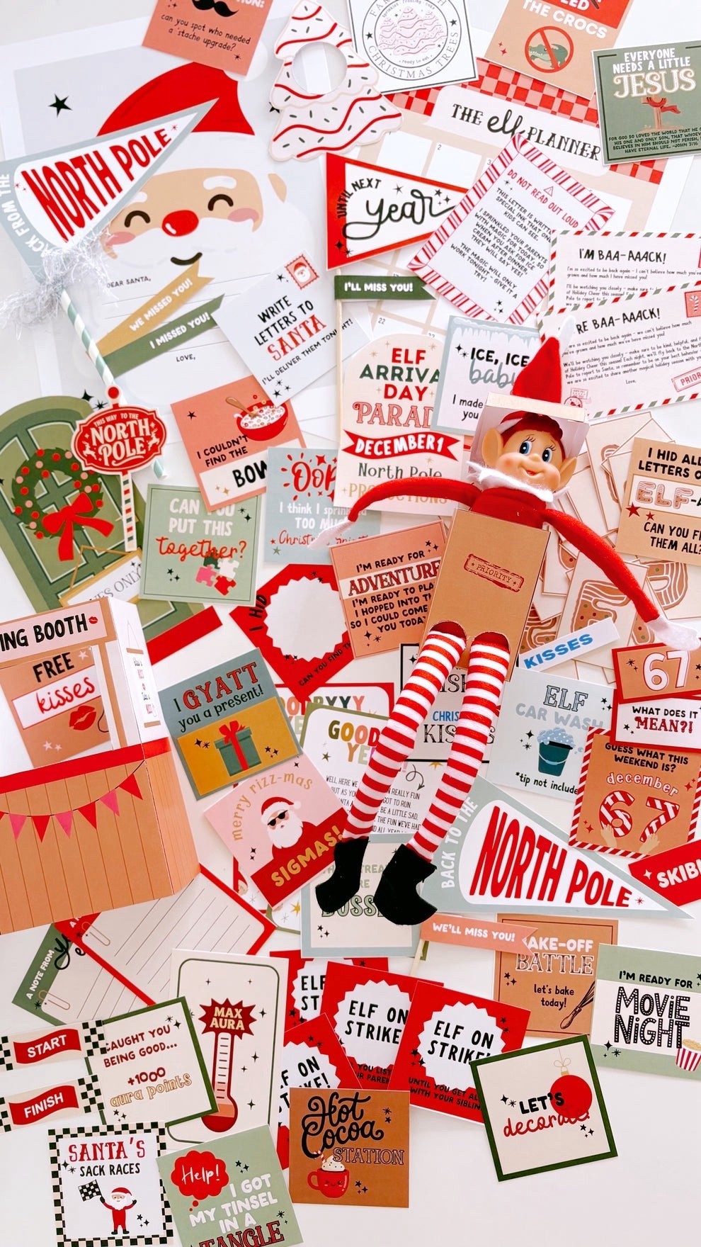 Still need fun and easy ideas for that mischievous little elf? These elf printables take away all the stress and cater to several different ages!

#LTKHoliday #LTKKids #LTKSeasonal