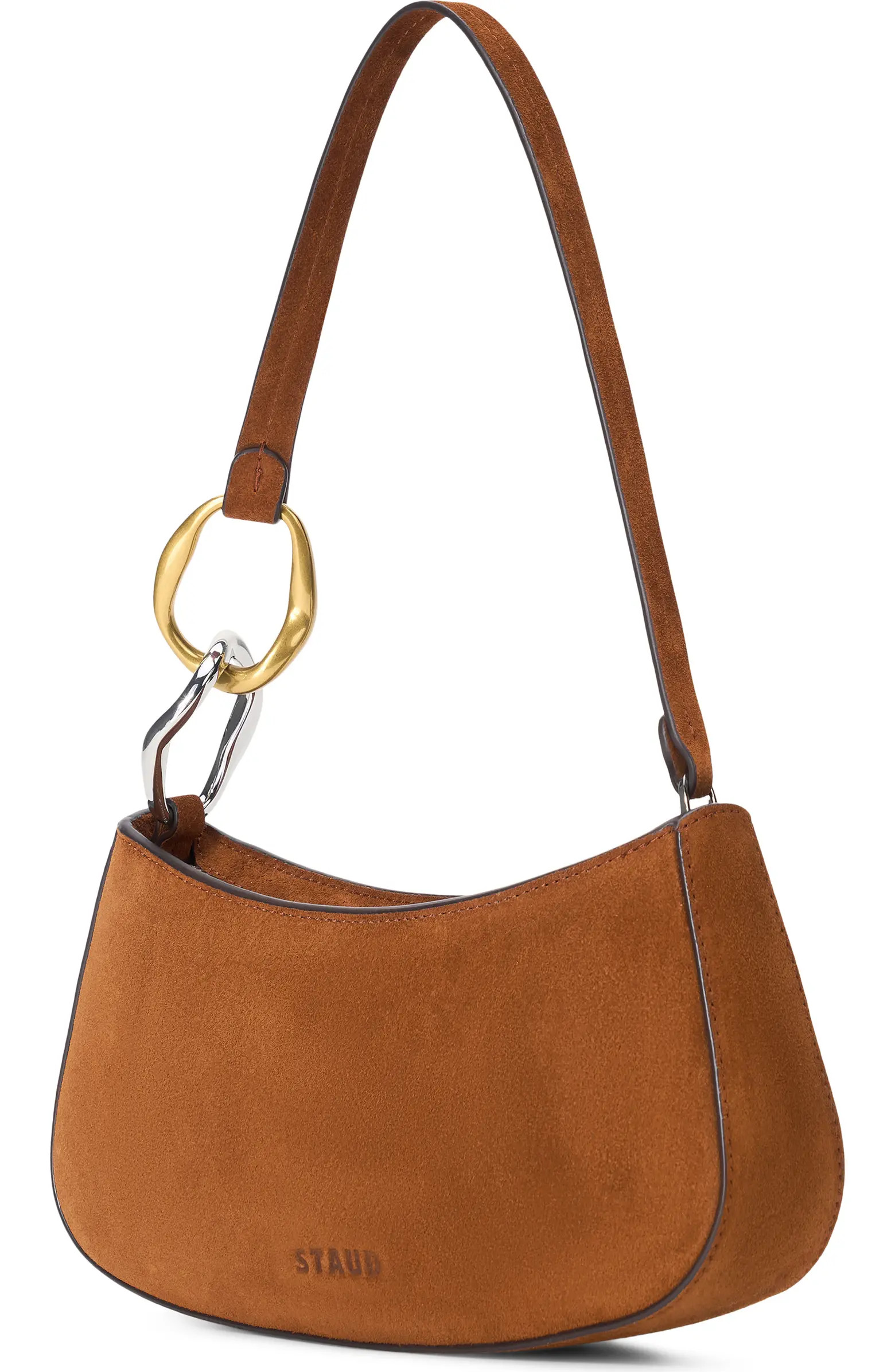 STAUD Ollie Suede Shoulder Bag | Nordstrom | Nordstrom