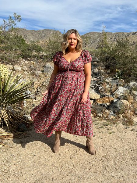 ON SALE!!!! Perfect long fall floral maxi dress that can be layered with a suede moto or denim jacket! Runs true I wear the size b as an 18/20! 

#LTKtravel #LTKsalealert #LTKwedding
