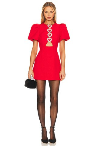 Rebecca Vallance Chiara Mini Dress in Red from Revolve.com | Revolve Clothing (Global)