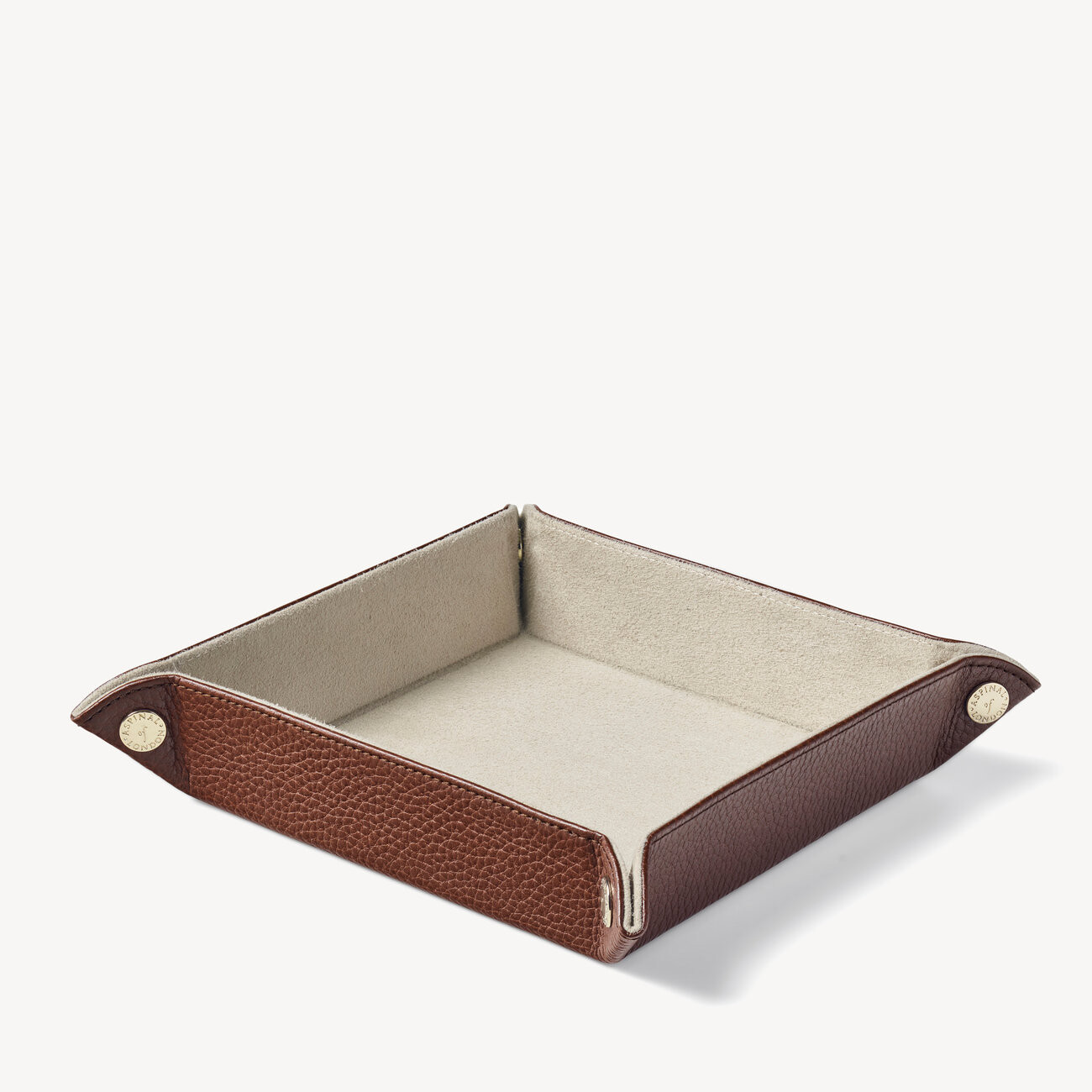 Medium Tidy Tray
        Tobacco Pebble | Aspinal of London