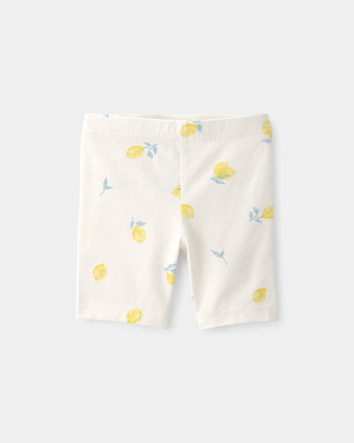 Toddler Girl Lemon Bike Shorts - Cream | Carter's | Carter's Inc